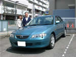 中古車オークション　カペラ　外装