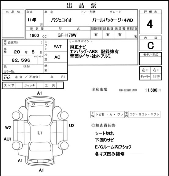 ���ÎԃI�[�N�V�����@�p�W�F���C�I�@�o�i�[
