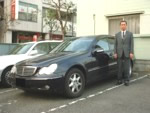 中古車オークション ベンツC200 外装