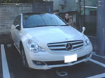 中古車オークション　ベンツR３５０　外装
